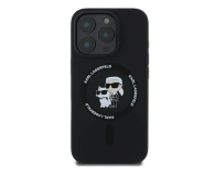 KARL LAGERFELD Silicone Karl&Choupette Heads do iPhone 16 Pro Max czarny KLHMP16XSCMKCRHK - 1278260 - zdjęcie 3